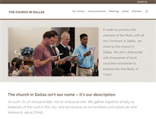 Tablet Screenshot of churchindallas.org